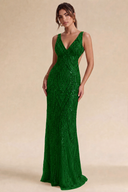 Valeria Sequin Backless Mermaid Gown