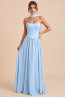 Seraphina Strapless Corset Bridesmaid Dress