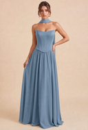 Seraphina Strapless Corset Bridesmaid Dress