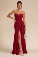Seraphina Strapless Ruched Maxi Dress