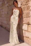 Aurora Strapless Sequin Mermaid Gown