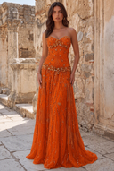 Aurora Beaded Mermaid Evening Gown