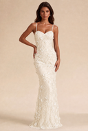 Seraphina 3D Floral Sequin Mermaid Gown